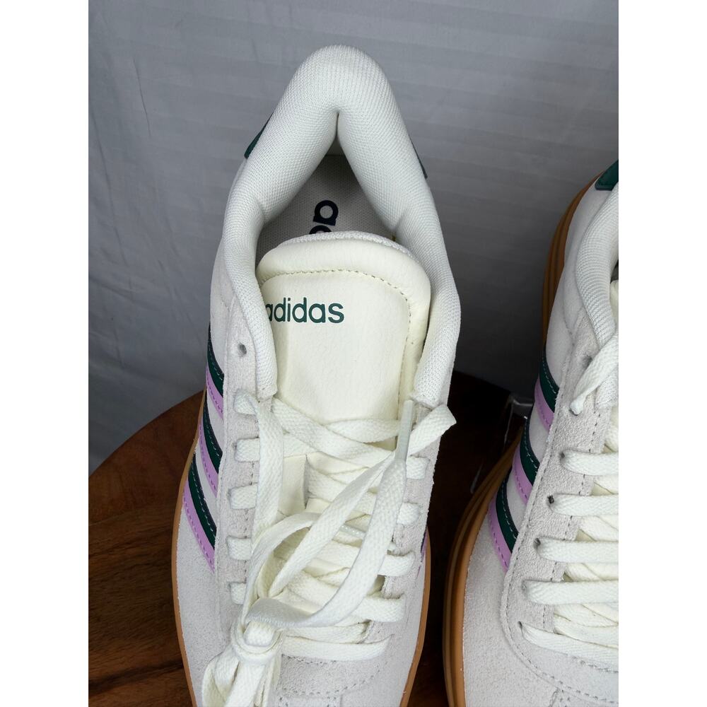 Adidas VL Court Bold Platform Sneakers White Pink Green Gum Women’s 6.5 NWT - Picture 6 of 16